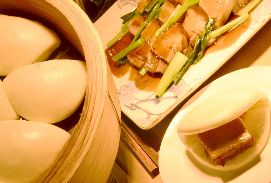 お子様から大人まで気軽に楽しめる角煮まんじゅう。