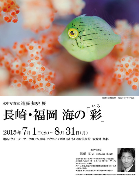 水中写真家 進藤知史展 「長崎・福岡 海の彩（いろ）」